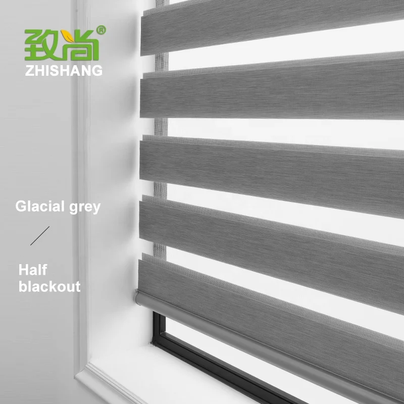 Customized size zebra blinds roller curtain double roller blinds motorised roller blinds