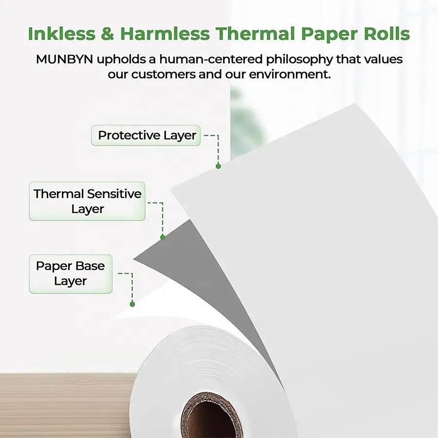 Thermal Paper Roll 57*50 mm for Printer for Cash Register High Quality Thermal Ticket Paper