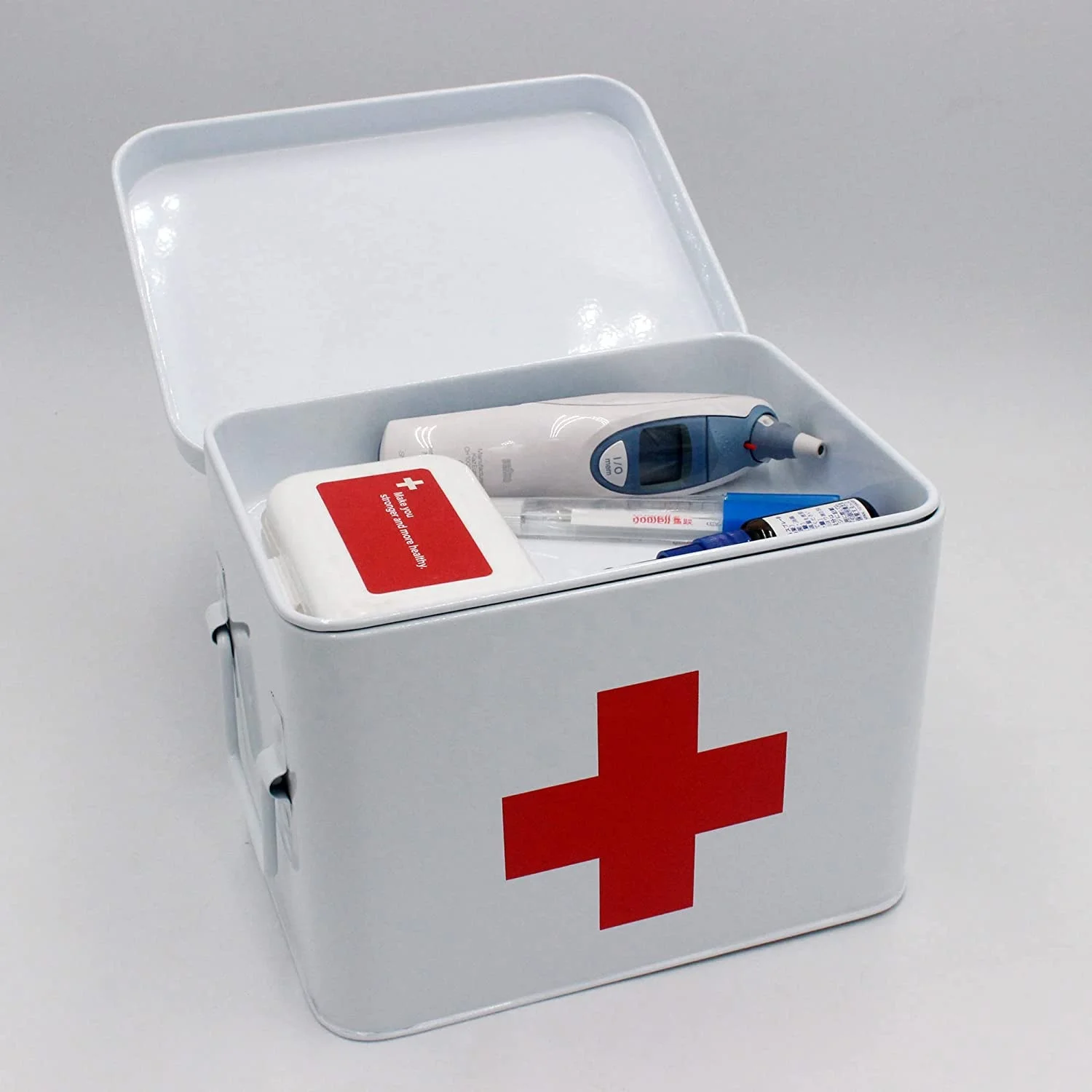 Metal  First Aid Kit First Aid Box Medicine Storage Box