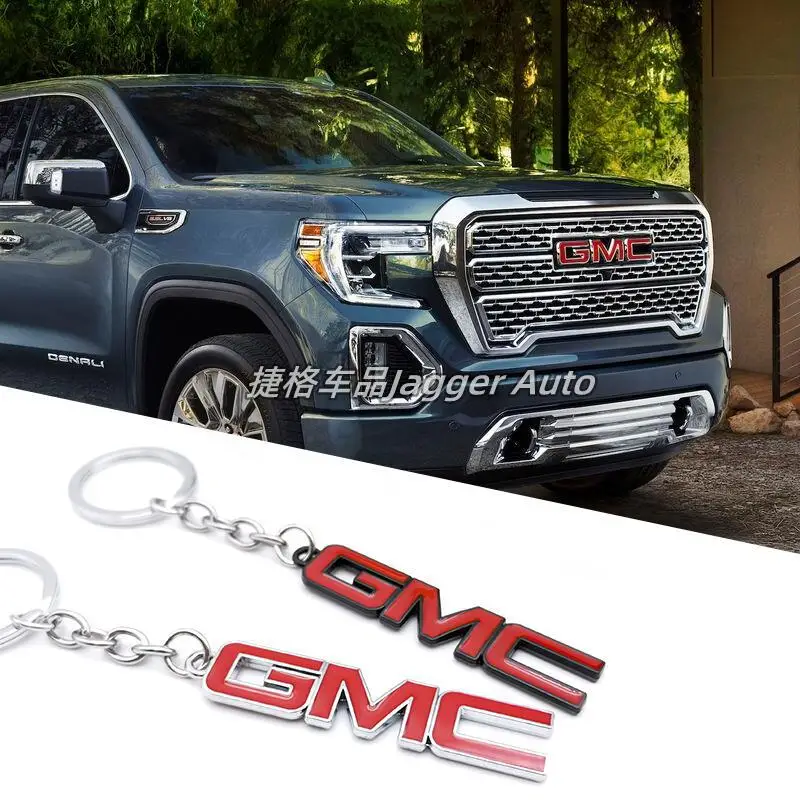 GMC metal logo key chain pickup Jeep off-road metal key chain key chain for Yukon