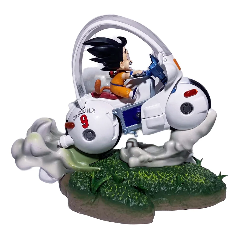 Dragon Super ball Goku motorcycle Goku 9 capsule locomotive box set hand tiktok hot selling animation derivatives