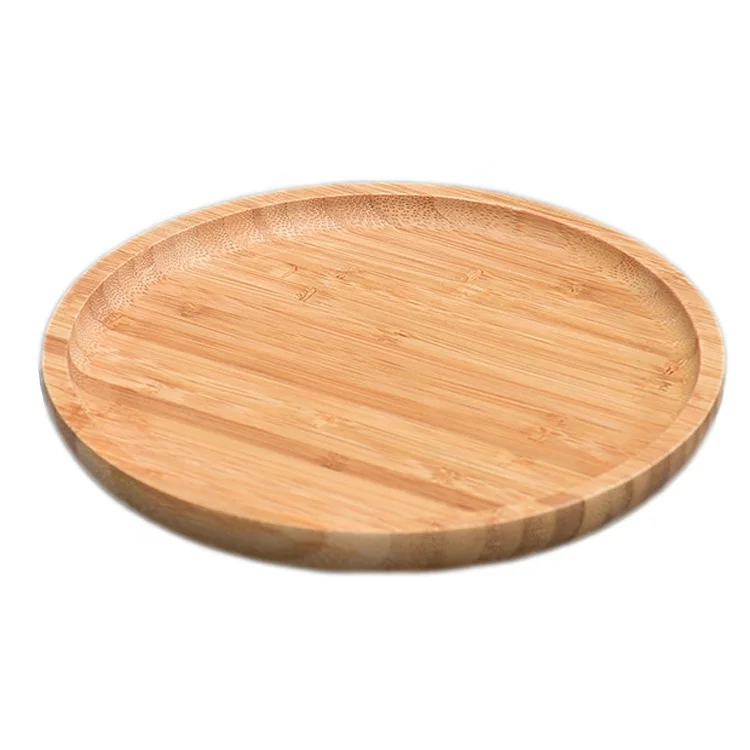Natural Bamboo Wood Food Serving Tray