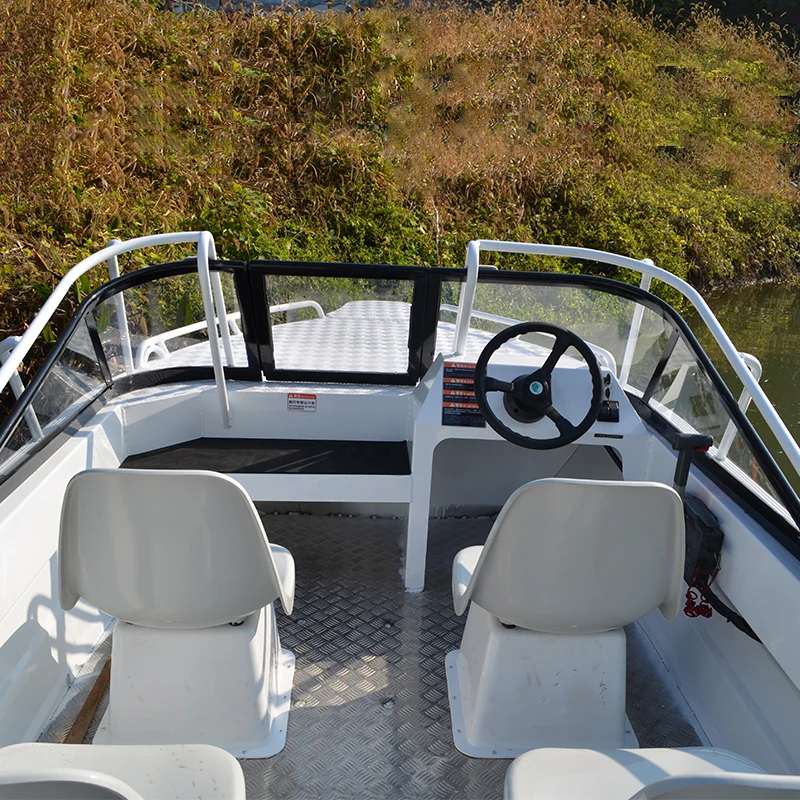 AL450 18ft Aluminum alloy China Boat Factory Luxury Yacht for speed boat fishing