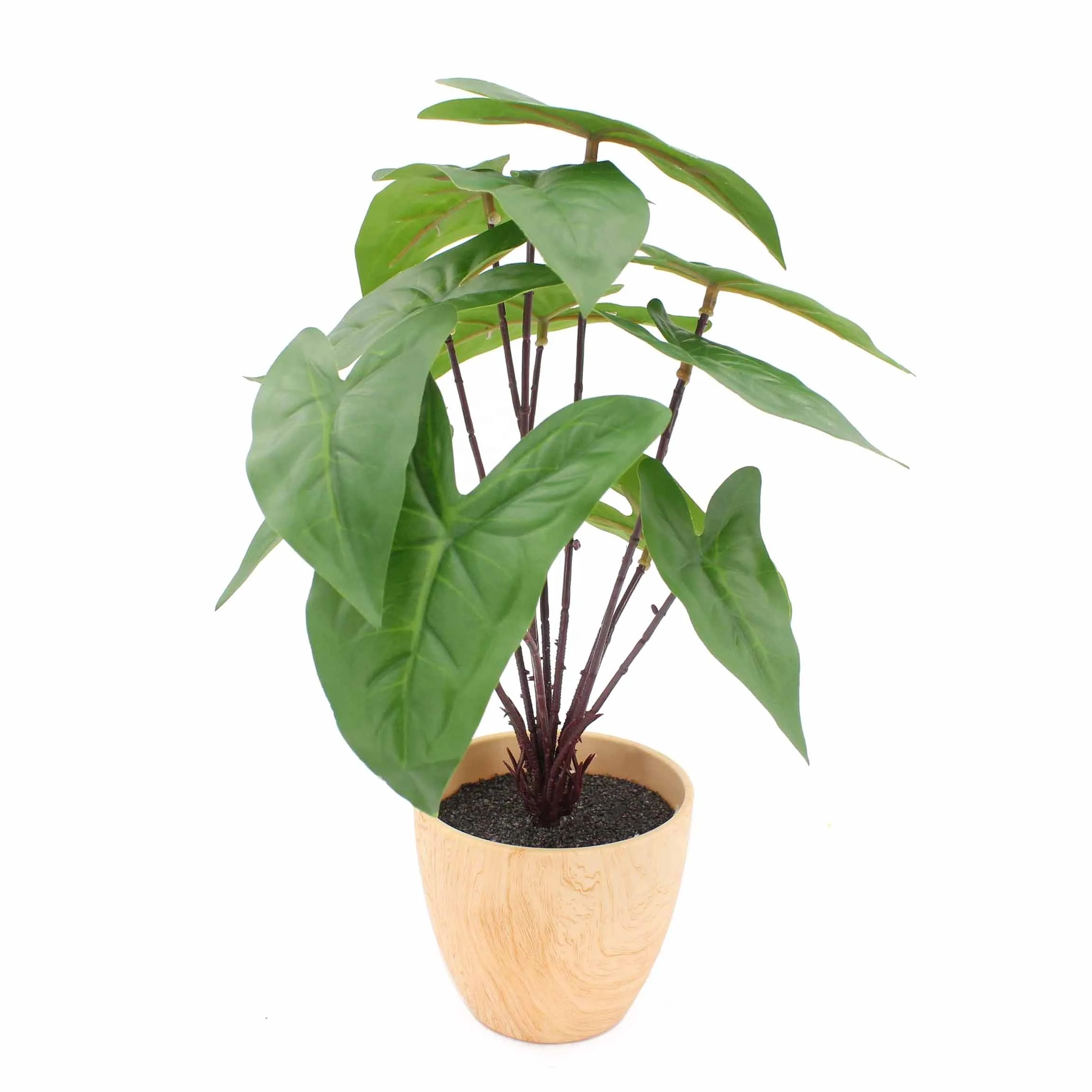 home Decor Artificial Potted Tree Leaf leaves Palm Foliage Artificial Plant