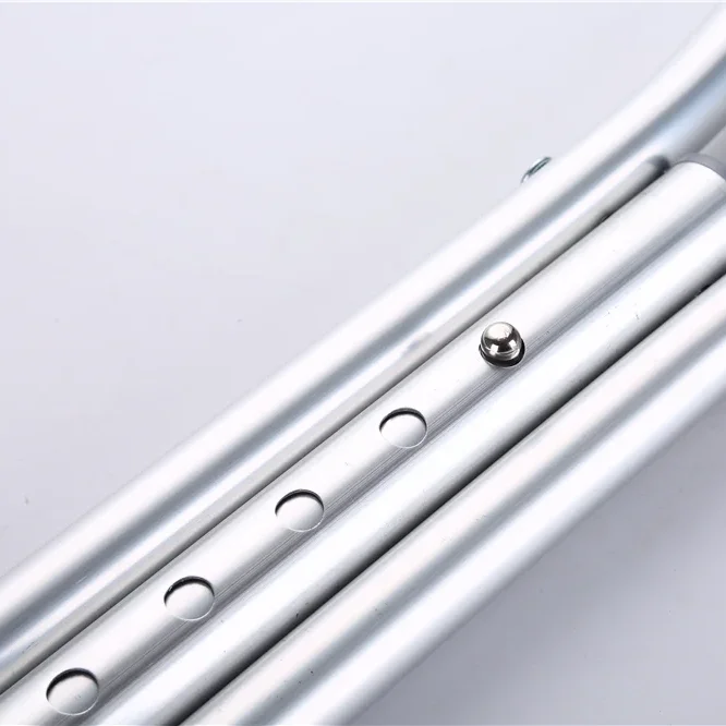 Elderly Disabled Walking Stick Mobility Aid Walking Crutches Aluminum Alloy Detachable Folding Underarm Crutches Armpit Crutch