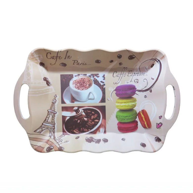 Luxury Style Design 9732 plastic tray for sea urchin decorative trays wooden serving tray