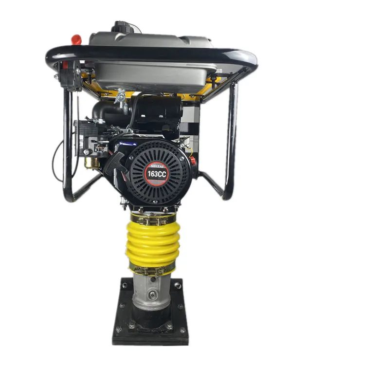 Gasoline Handheld Road Soil Impact Jumping Vibrating Tamping Hammer Compactor With Engine