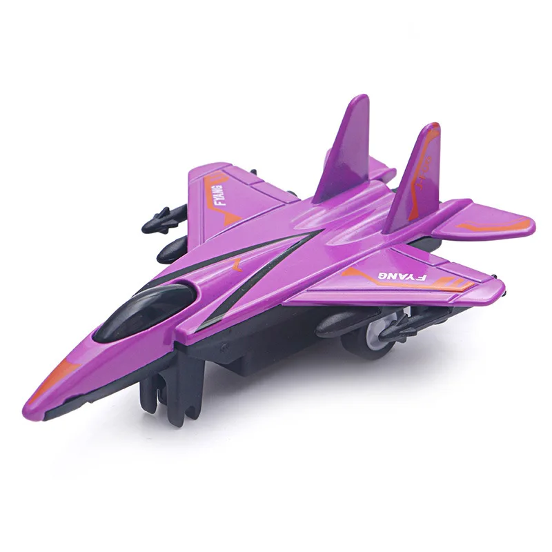 4PCS Diecast Plane Mini Toys Fighter Jet Alloy Diecast Models Toys Airplane Simulation Diecast Toy Sets For Kids