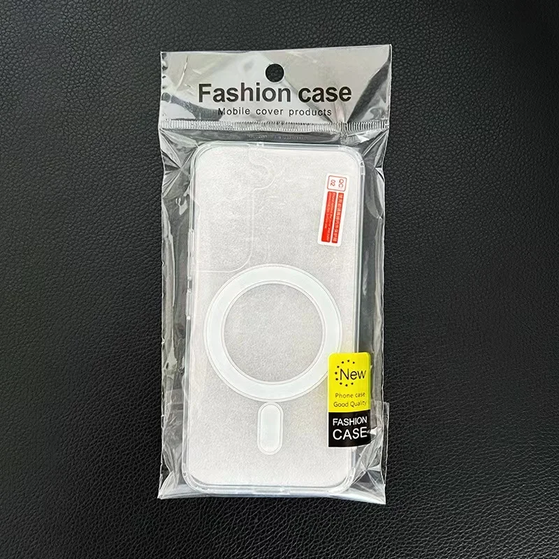 Anti Yellow Clear Case For Samsung Galaxy S22 S23 ultra Phone Case TPU+PC Magnetic Shockproof Transparent Clear  Phone Case