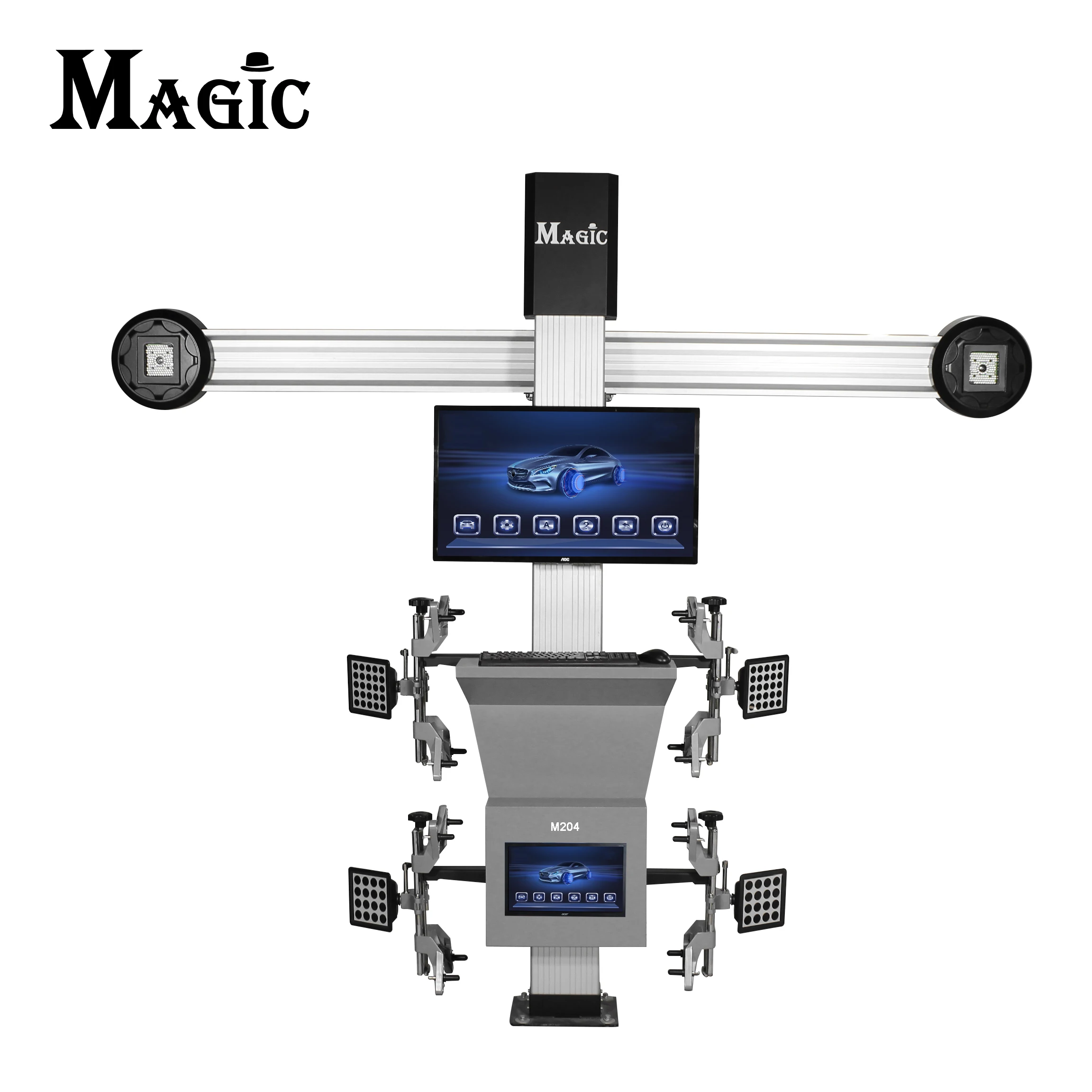 Automotive Equipment swing arm tyre changer wheel balancer and wheel alignment combo for Motorcycle vehicle