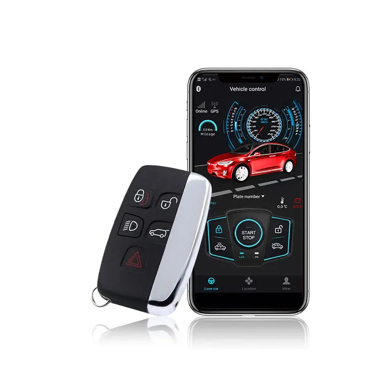 Wholesale Hot Sale Mobile Phone App Bluetooth Universal Car Remote Starter System with Push Button Start/Stop and Anti-Theft