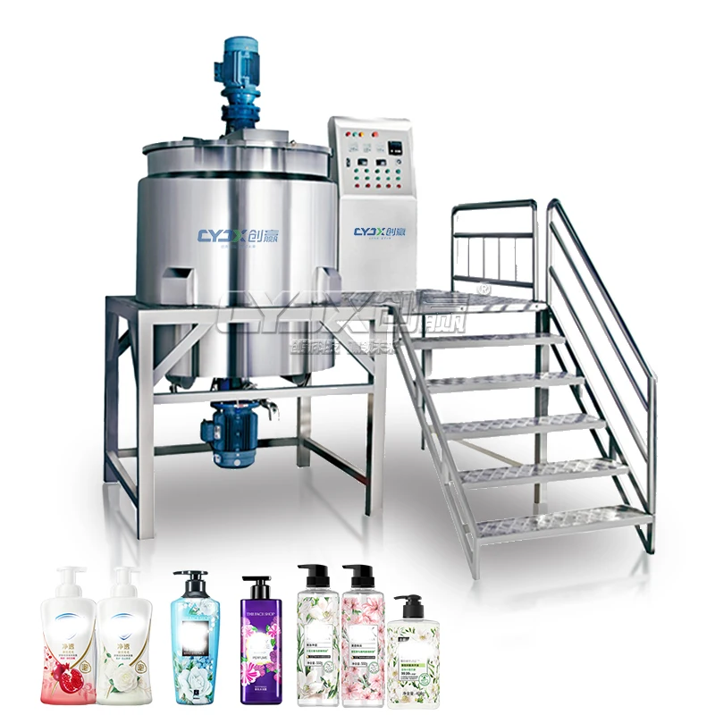CYJX stainless steel mixing tank liquid mixing tank with agitator mix tank detergent