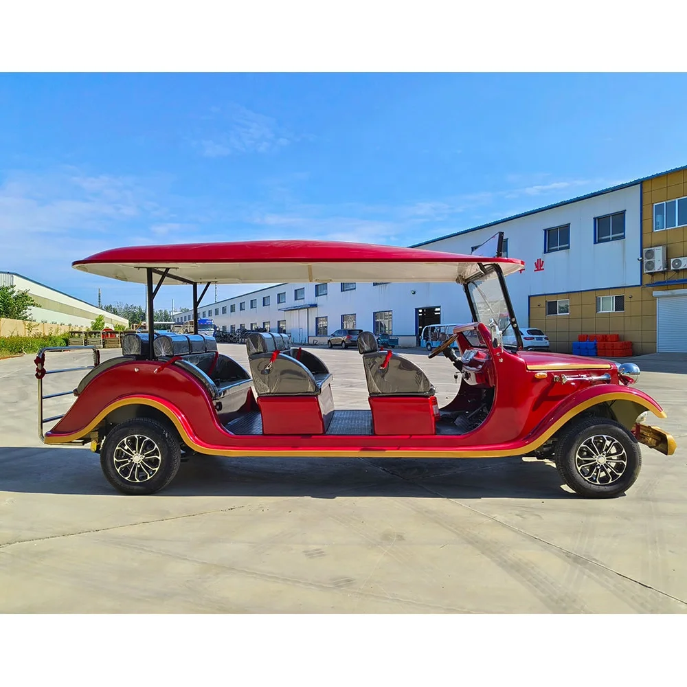 Despoit with Electric Classic Car With Canopy Comfortable Sightseeing Vintage Car Leisure Travel Classic Car