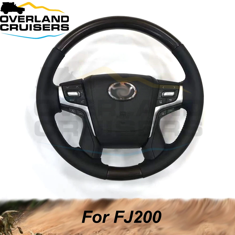 Автозапчасти на руль с кнопками и чехлами для LC200 FJ200 Land Cruiser 07-2021