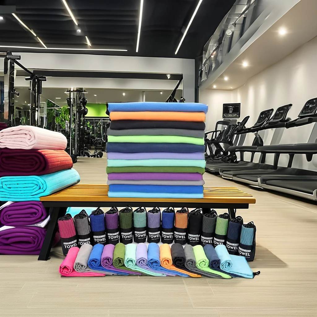 Мягкое быстросохнущее двустороннее плюшевое полотенце из микрофибры