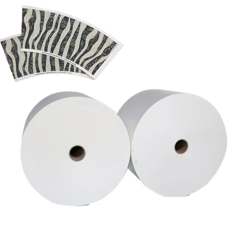 Flexo Offset printing Raw Materials pe coated paper roll for paper cup
