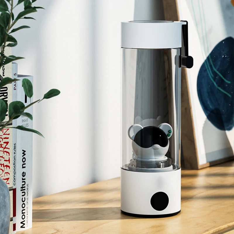 New White PC Hydrogen Water Bottle 3000ppb Hydrogen Concentration Water Bottle 2024