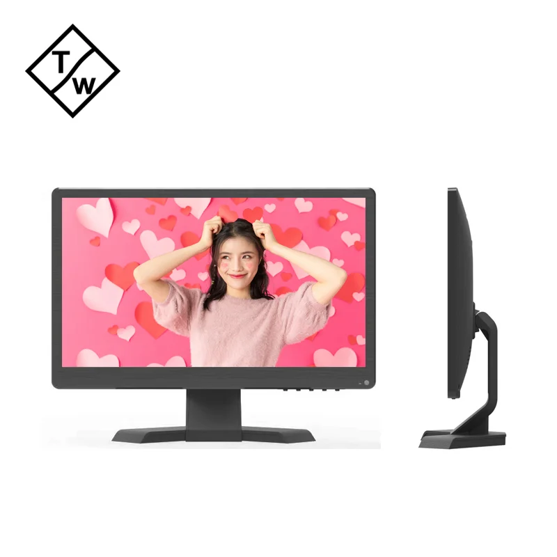 Factory Supply 15.6 inch LCD LED Desktop PC Monitor Touch Screen Optional