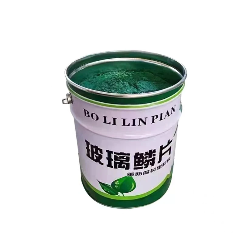 Scale cement vinyl glass epoxy heat-resistant acid-and alkali-resistant anti-corrosion paint for the desulphurization tower