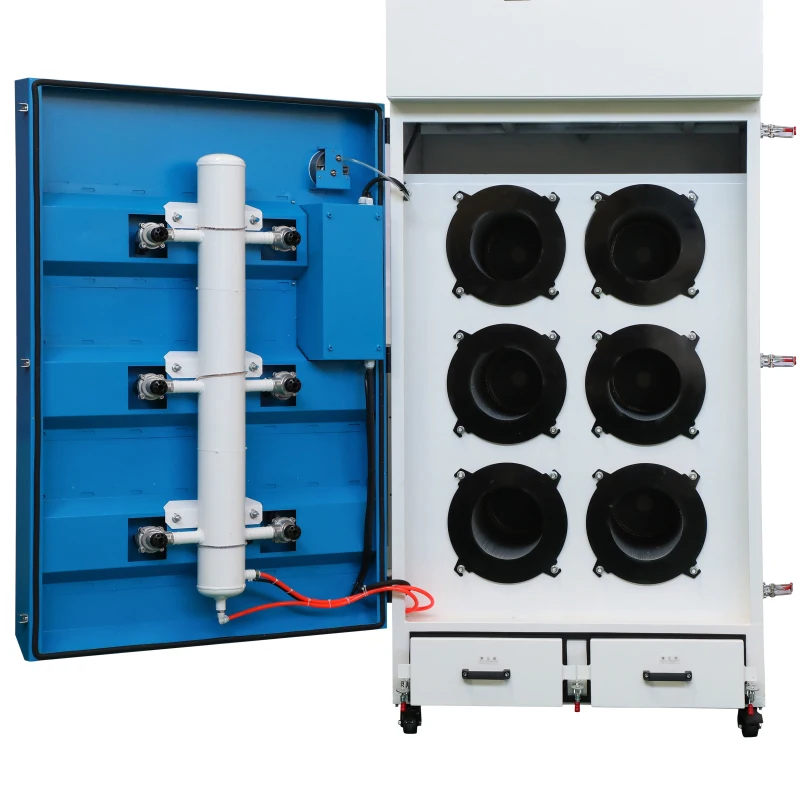 Industrial Self-cleaning Plasma Dust Collector for thick sheet metal processing in steel structure factories