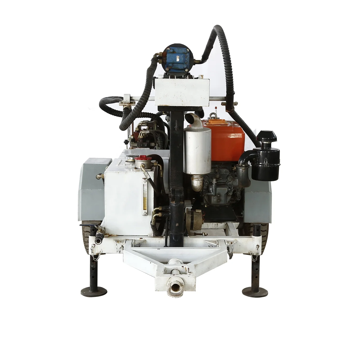 DFQ-100W Trailer Mounted Used Portable Water Well Drilling Rig for Sale