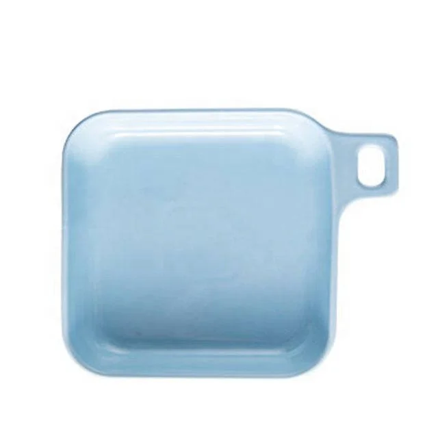 Manufacturers ceramics plates dinnerware with handle Nordic square serving dishes for wedding