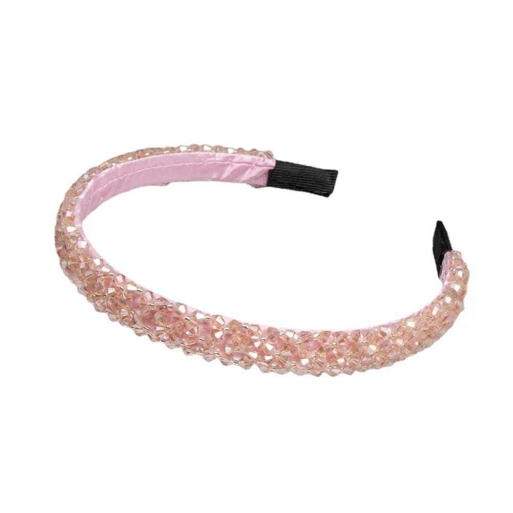 Ladies Hair Bands Luxury Hair Accessories Crystal Rhinestone Headbands For Women Girls Fashion Baroque Sparkly Hair Hoops
