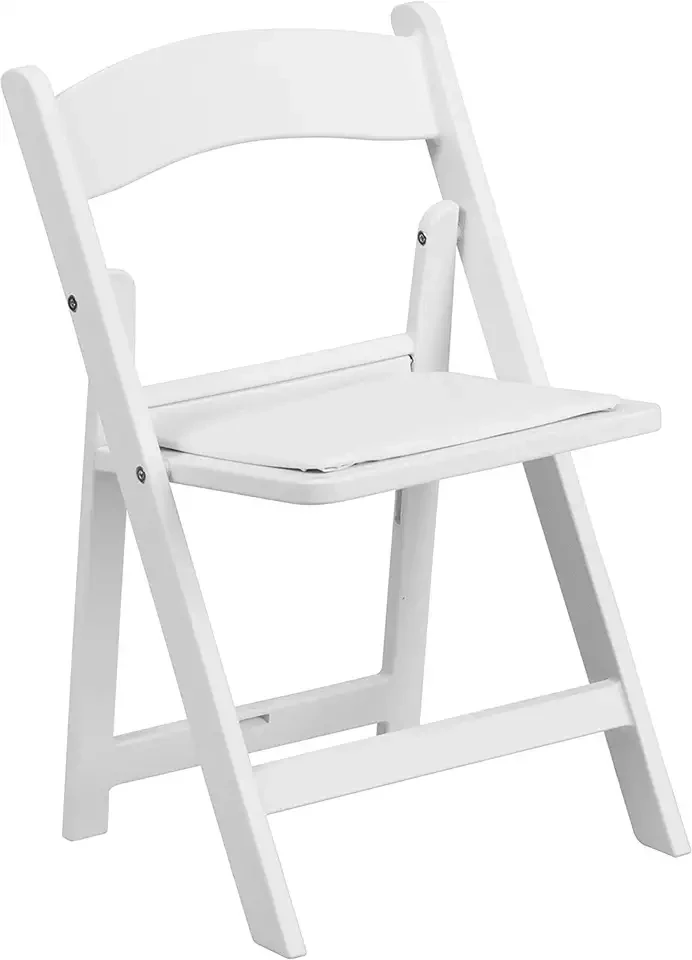 Wholesale High Quality White Resin Folding Chair Wedding Event Plastic Chair Outdoor Folding Chair