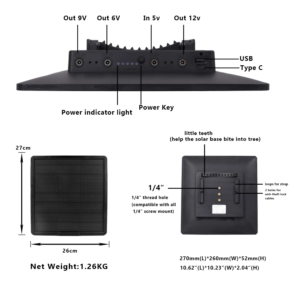 Outdoor Use Built In 18650 Battery 12v/2a Transparent Glass Iphone Solar Charger Kit Energy Solar Panels And Battery For Camping