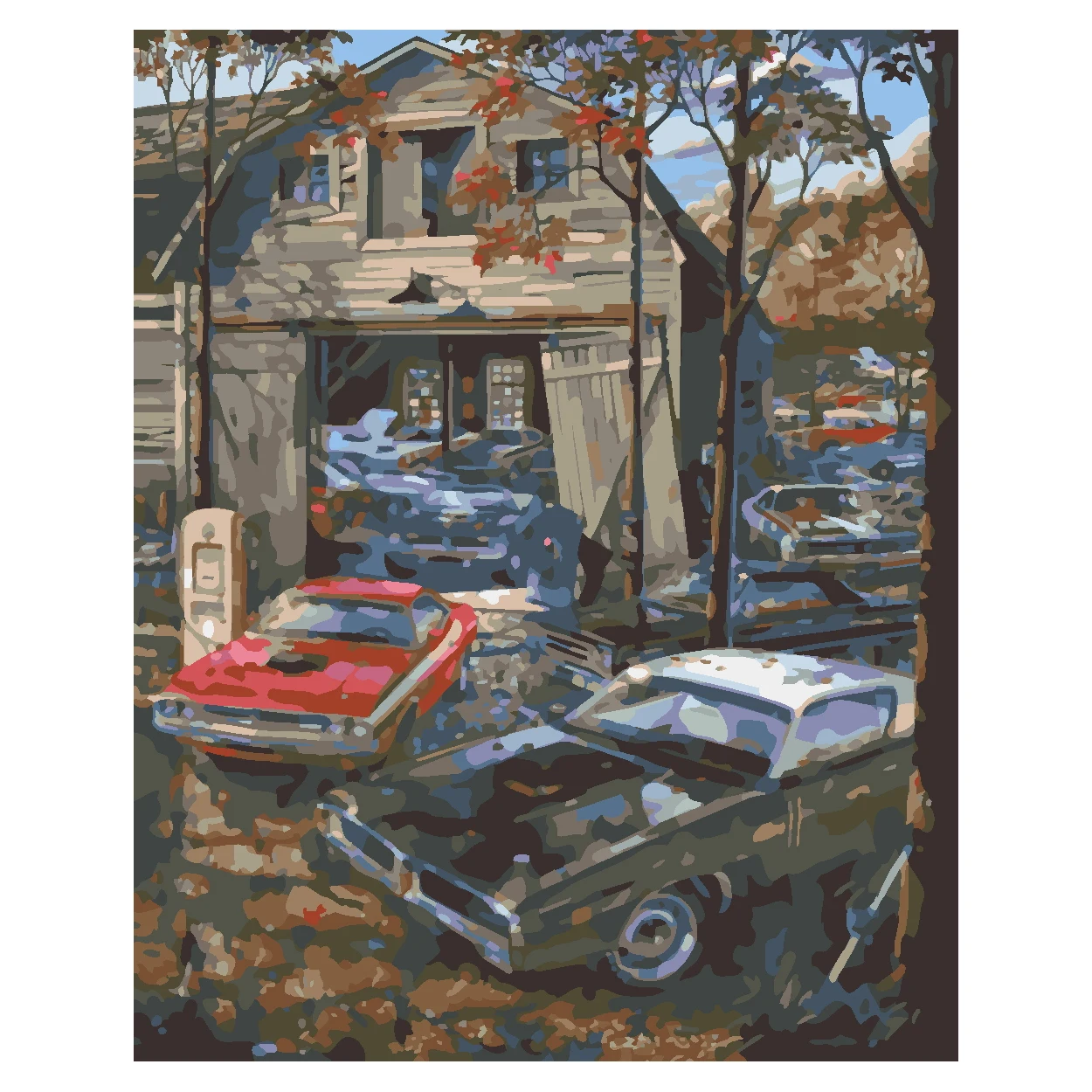 
Full Square/Round Diamond Painting 5D Landscape Diamond Embroidery Sports Car Racing Car Canvas Painting Sets Home Decor Artwork 