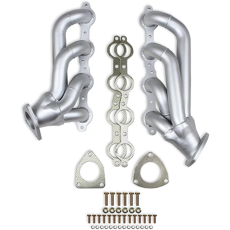 Cast Iron Manifold Fit For Silverado- Sierra Lsx Vortec V8 Ls 4.8 5.3 6.0 6.2