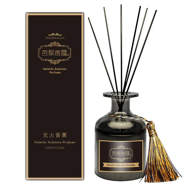 
TianXi Glass Bottle Rattan Reed Diffuser Aroma Liquid Fragrance Aromatherapy Essential Oil 