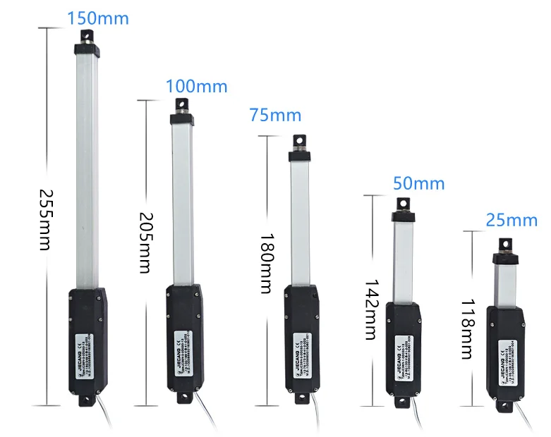 Electric telescopic rod lifter miniature 12V DC push rod motor mini push rod small linear reciprocating motor
