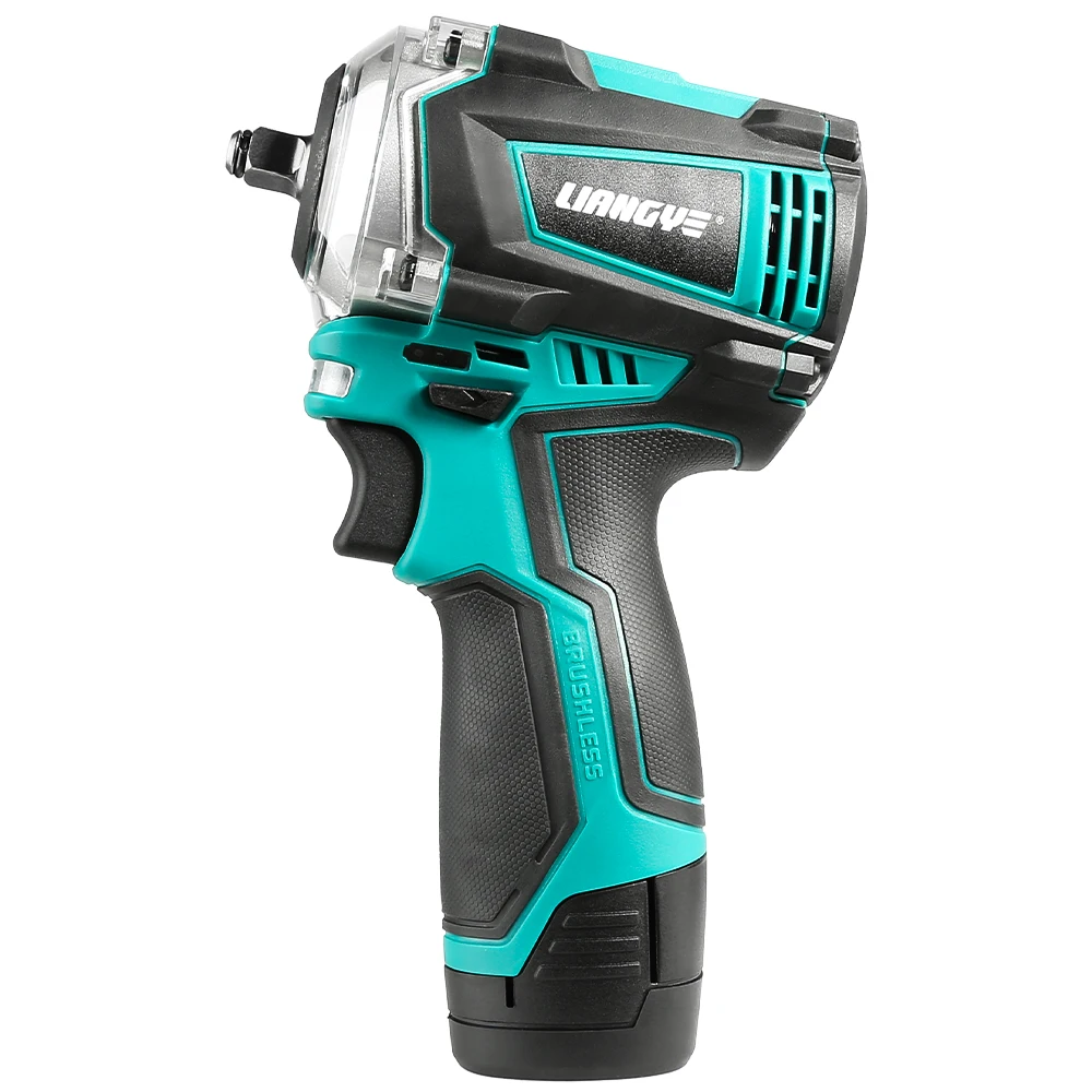 Liangye dc power 250N.m high torque pipe installation brushless impact wrench 12v