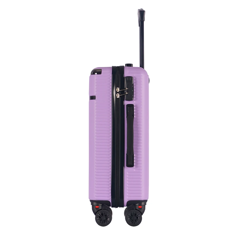 2024 Newest Customizable Colors ABS Suitcase Sets 20 24 28 Inch Travel Trolley Bags 4 Wheel 3 Pcs Luggage Sets