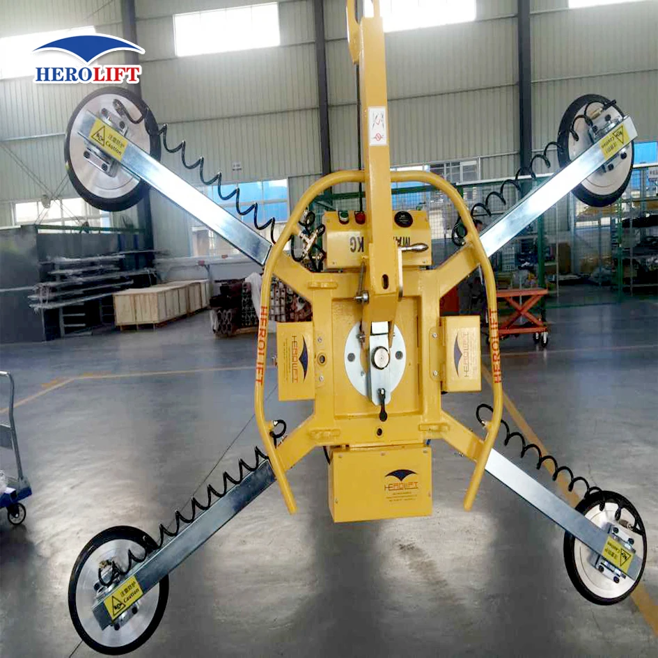 600kg electric glass vacuum lifter glass lifting equipment