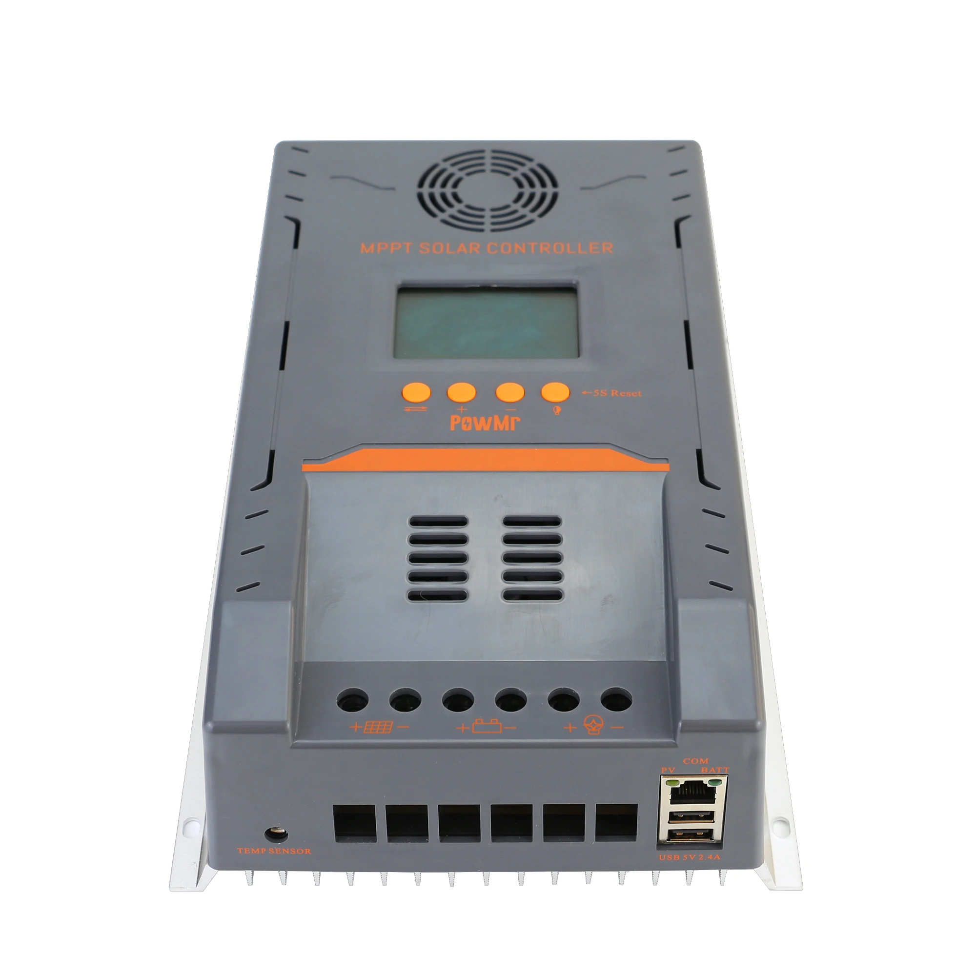 PowMr In Stock 100A Solar Panel Charge Controller 48V LCD Display Built-in MPPT Solar Controller