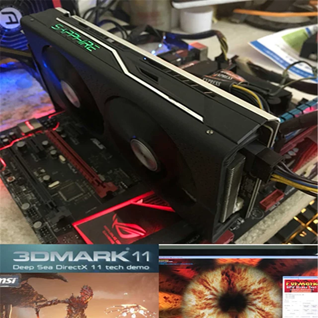 Cheapest Factory Price Used AMD RX 580 8GB DDR5 Sapphire Radeon RX 570 Graphic CardHot sale products