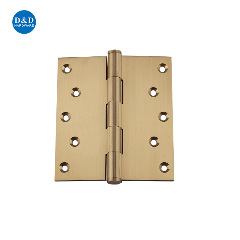 Solid Brass Plain Joint Hinge Square Residential Commercial Wooden Metal Door Hinge