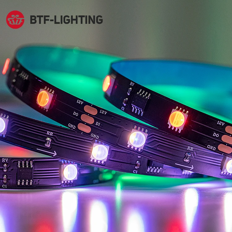 Hot Products Similar Sk6812 T1824 SPI Led Strip Addressable Rgbw Pixel 12V 24V Ws2814