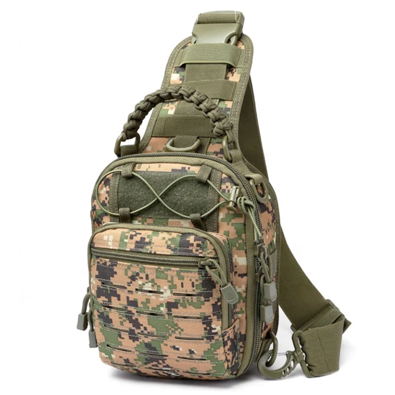Outdoor Heavy Duty Tactical Softback Chest Bag High Quality Waterproof Crossbody Shoulder Zipper Polyester Daily Use Travel