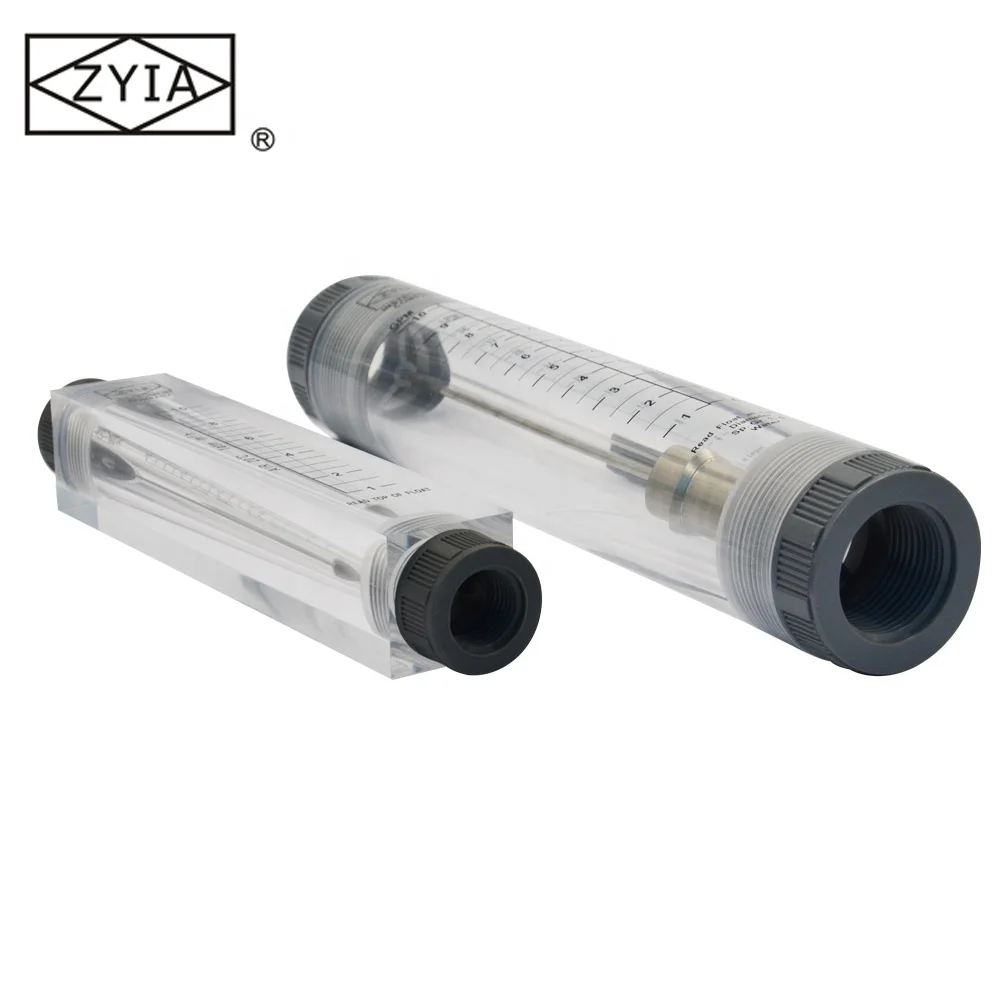 LZM series 5GPM  pvc acid small pipeline inline gas air liquid rotor flow meter magnetic  tri clamp  rotameter