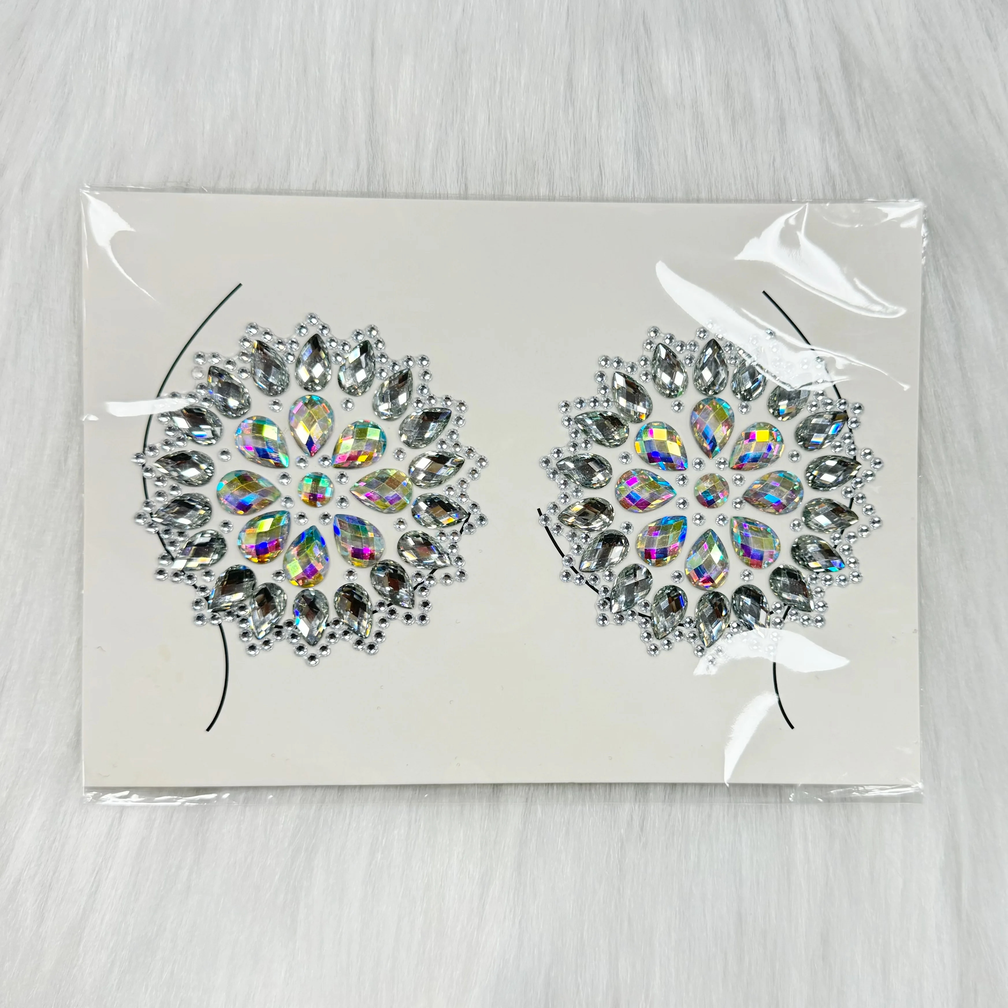 Hot Sale Breast Rhinestone light up Nipple Pasties Body Jewelry Adhesive Crystal Stickers Sexy Nipples Pasties Covers for Women