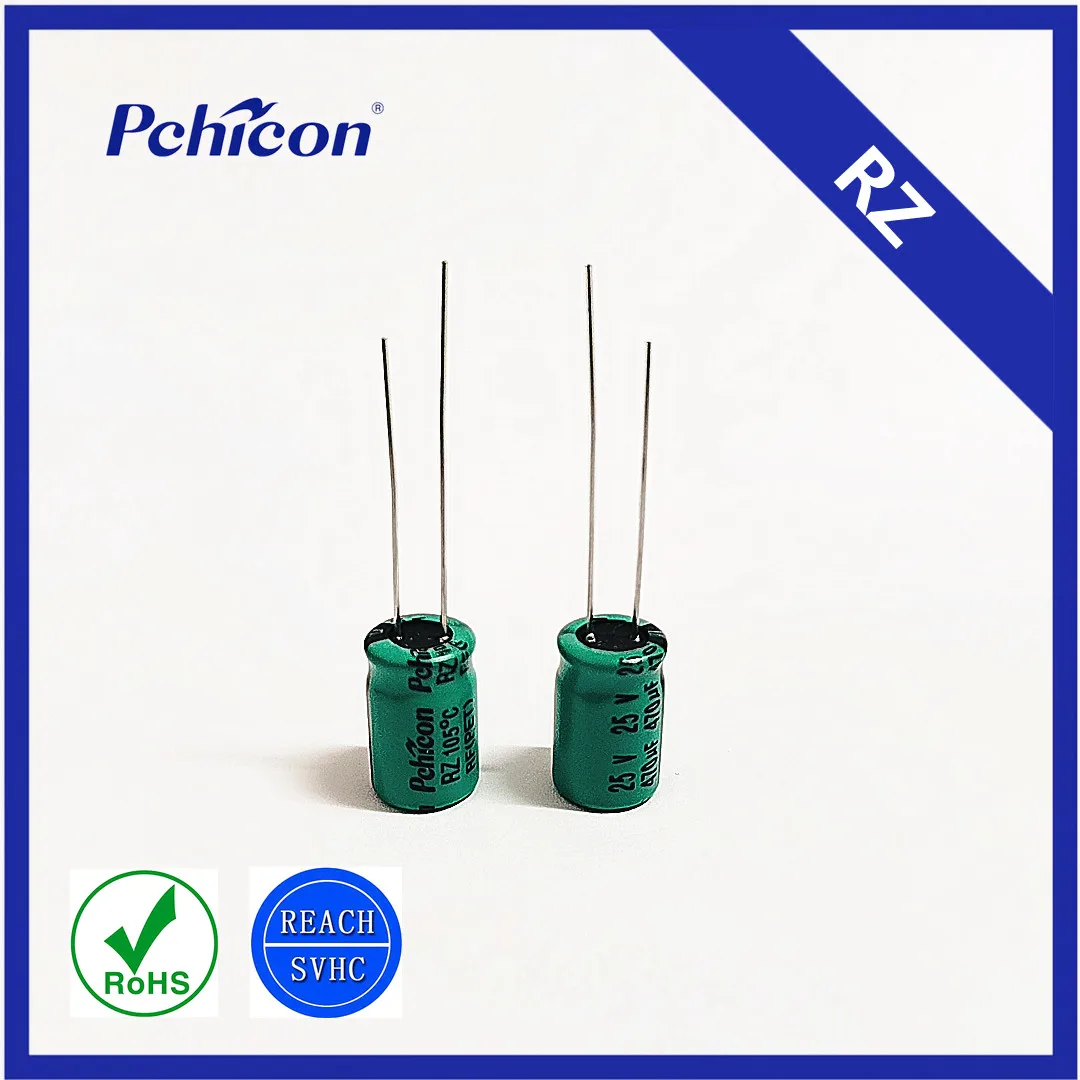 Pchicon 25V470uF 8*17 RZ 10000hrs алюминиевый электролитический конденсатор с алюминиевой крышкой производитель uf конденсатор с алюминиевой крышкой, 470 мкФ