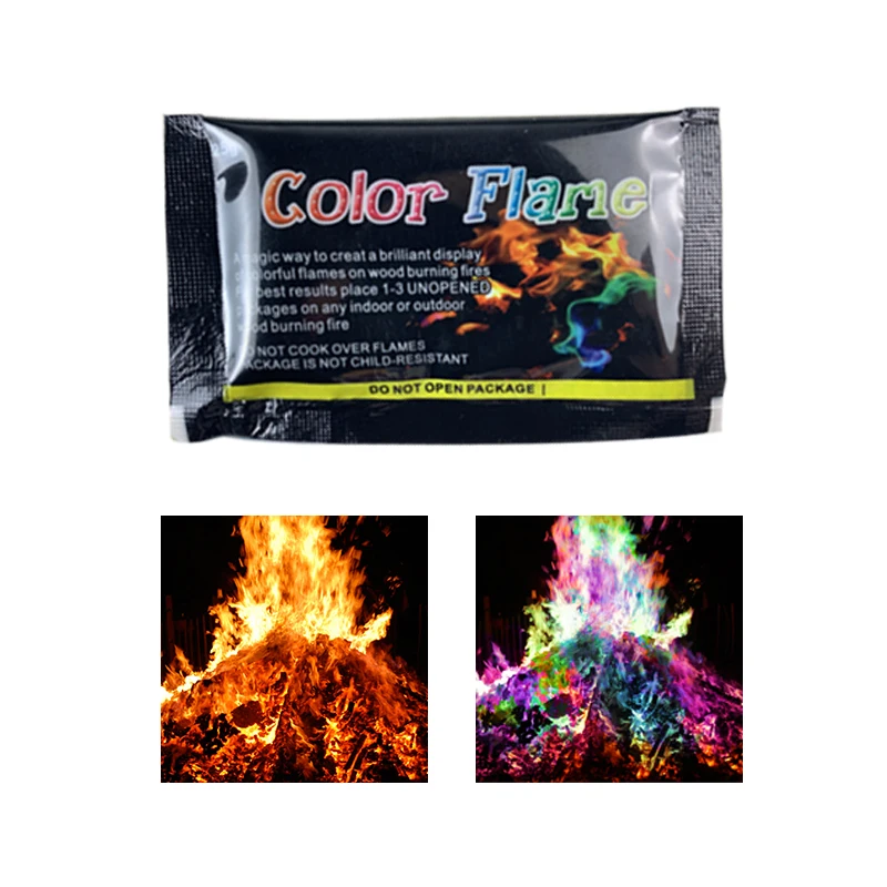 Mystical Rainbow Fire Colorant Flame Bonfire