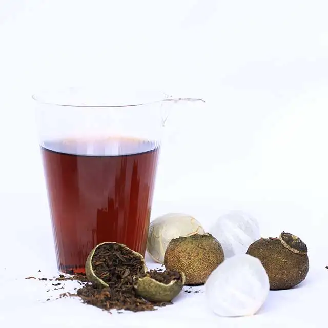 Юньнань органический здоровый зеленый мандарин чай с уникальным вкусом