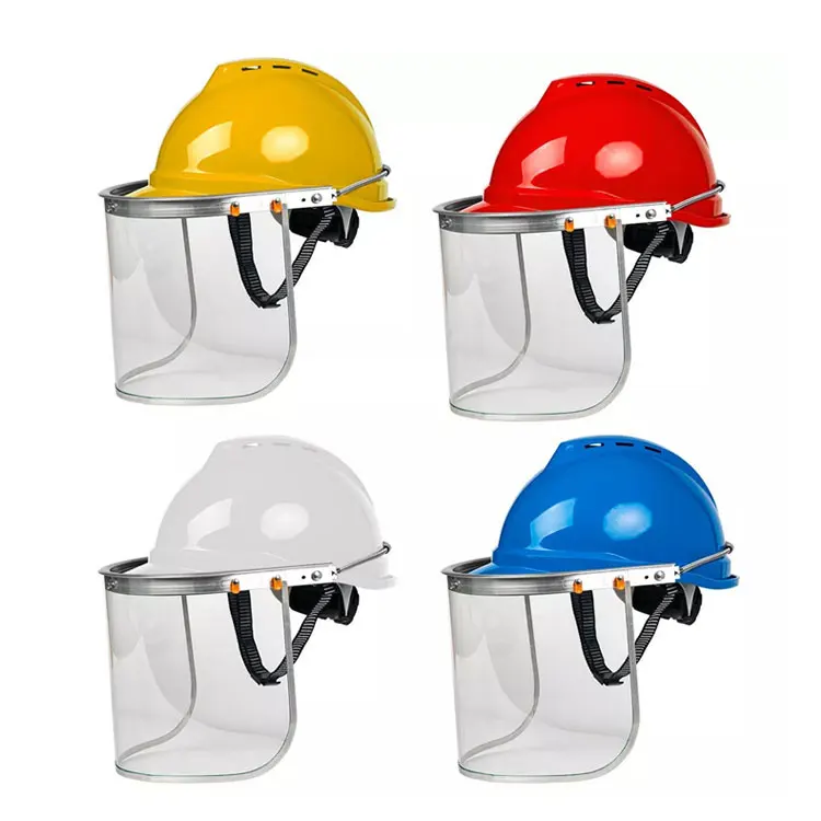 
American safety helmet visor engineering construction safety helmet full face helmet 