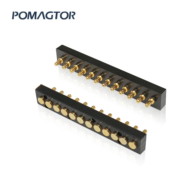 High Class Precision 12 Pin Pogo Pin Connector