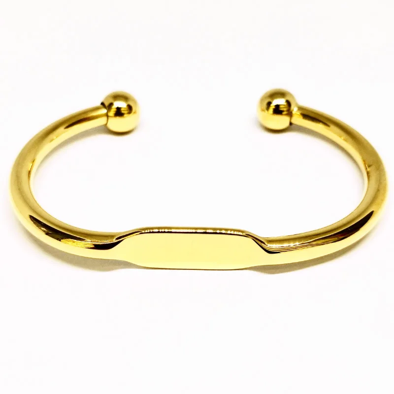 KDB9676 wholesale high quality custom made stainless steel cuff bangle bracelets