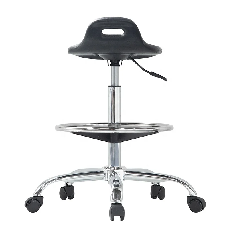 Modern best quality height adjustable standing up desk swivel office bar chair foot stool with backs